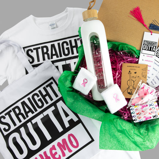 Straight Outta Chemo Gift Box-water bottle