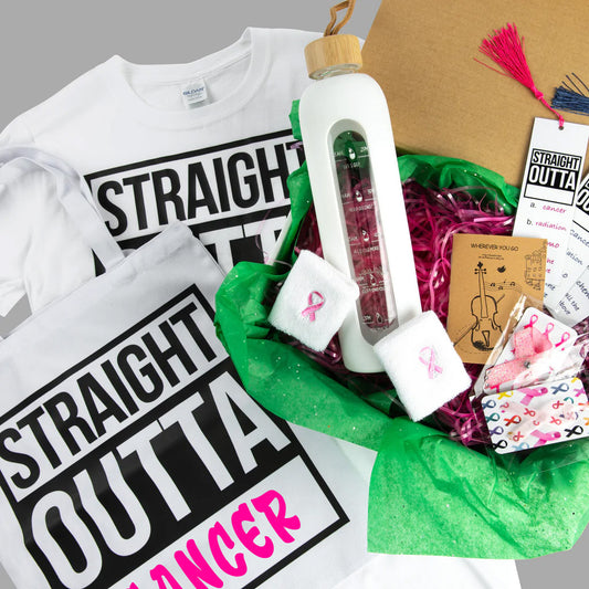 Straight Outta Cancer Gift box-water bottle