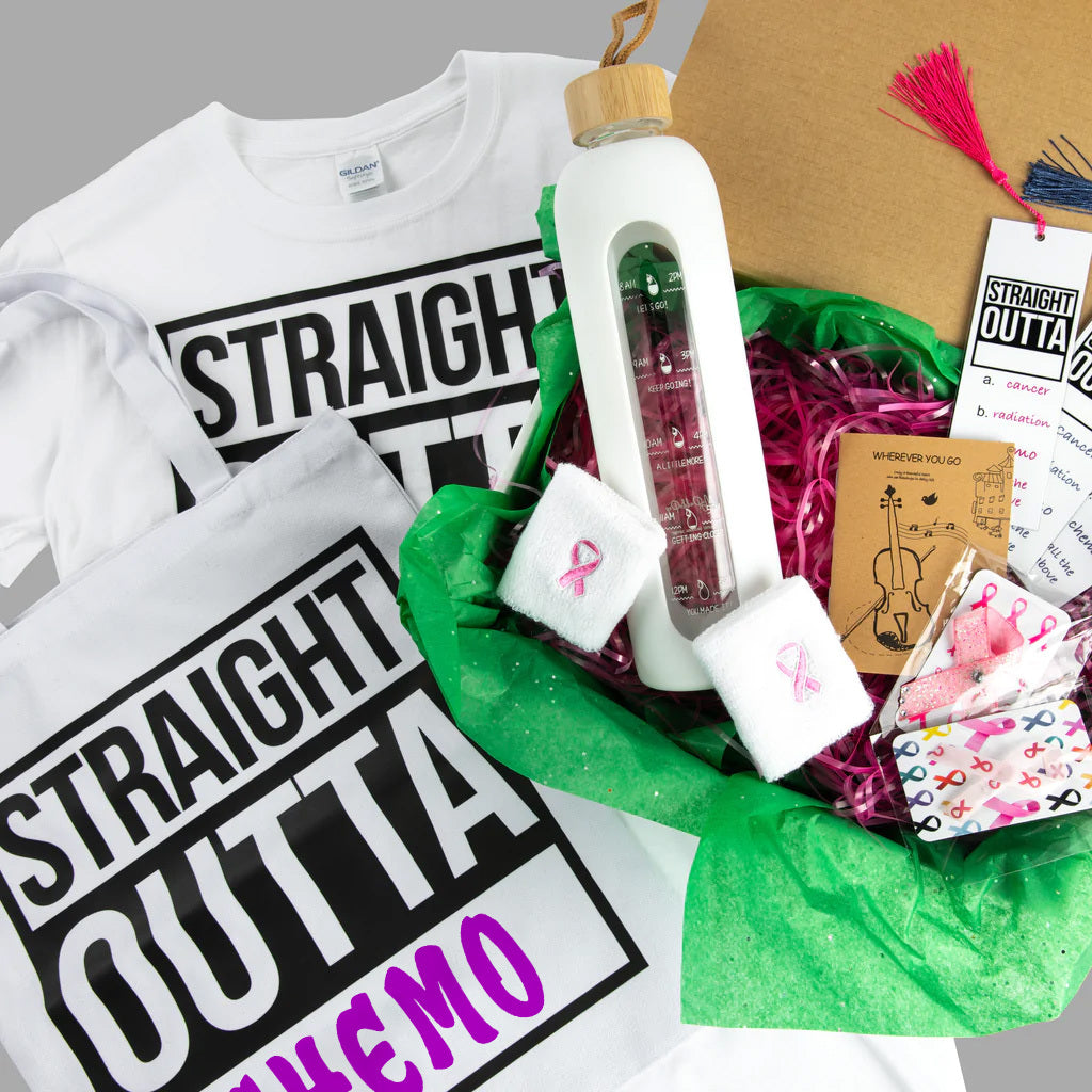 Straight Outta Chemo Gift Box-water bottle