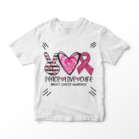 Peace, Love, Cure-T-shirt